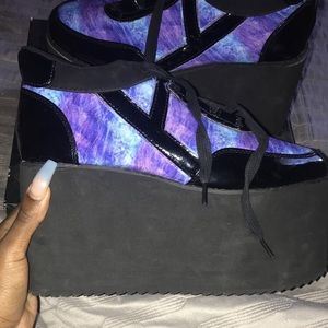 YRU Platform Sneakers